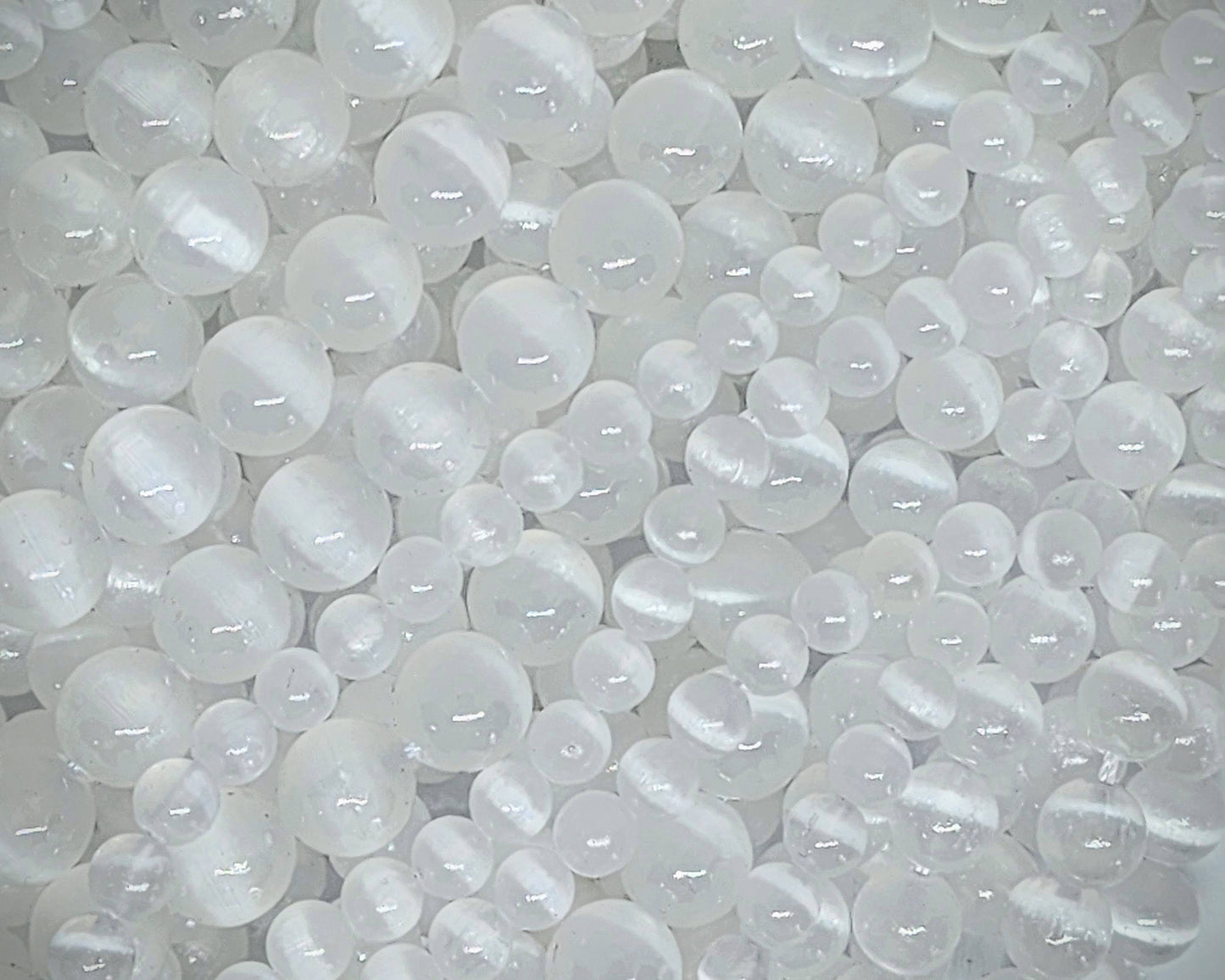 Selenite 6mm Round Beads