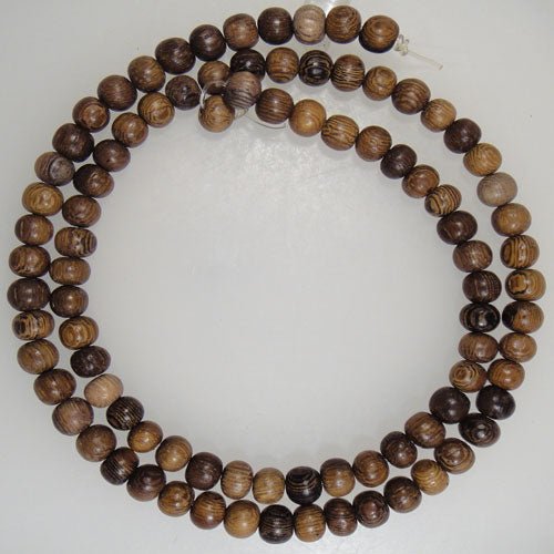 Robles 5-6mm Round Wood Beads
