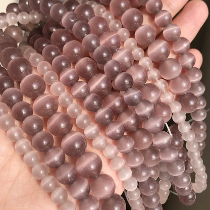 Glass Cats Eye Beads