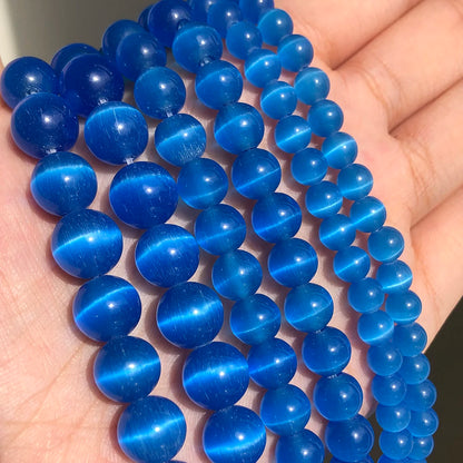 Glass Cats Eye Beads