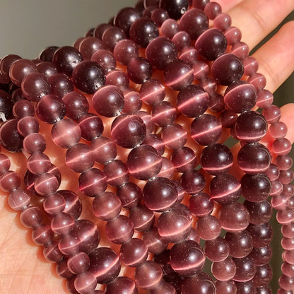 Glass Cats Eye Beads