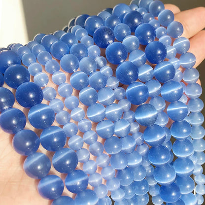 Glass Cats Eye Beads