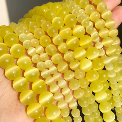 Glass Cats Eye Beads