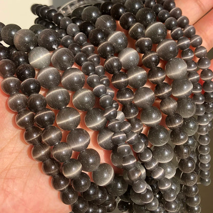 Glass Cats Eye Beads