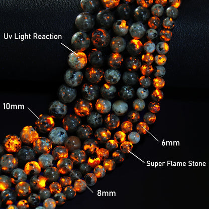 Yooperlite Round Beads