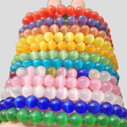 Glass Cats Eye Beads