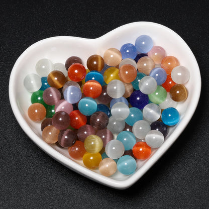 Glass Cats Eye Beads