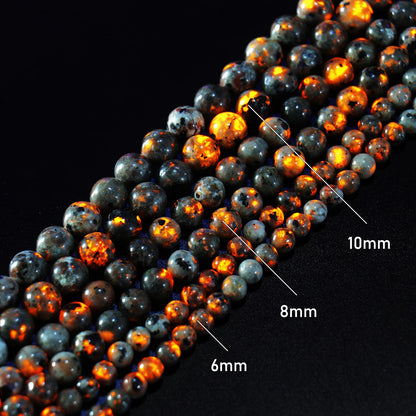 Yooperlite Round Beads