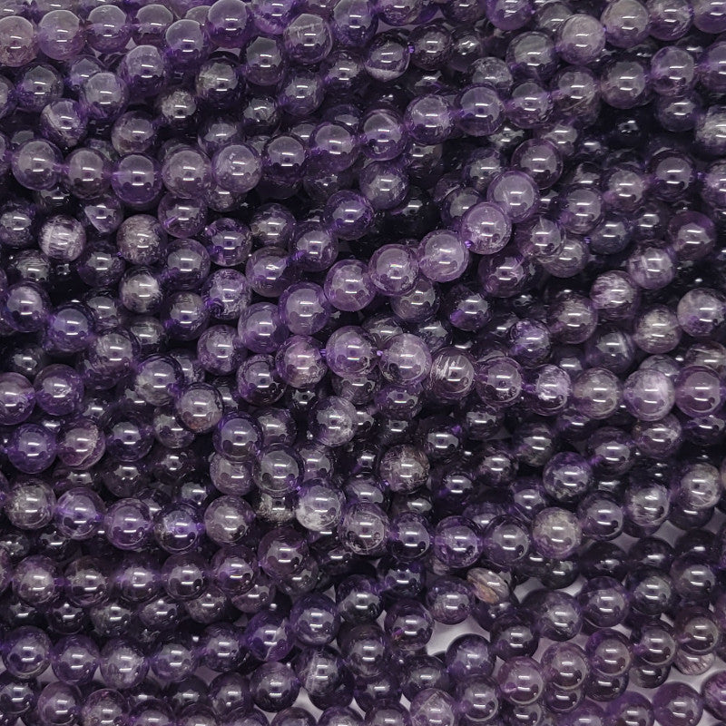Amethyst 6mm Round Beads (H1022)