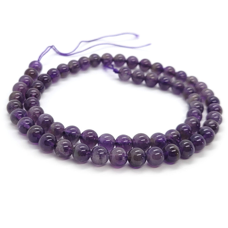 Amethyst 6mm Round Beads (H1022)