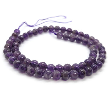 Amethyst 6mm Round Beads (H1022)