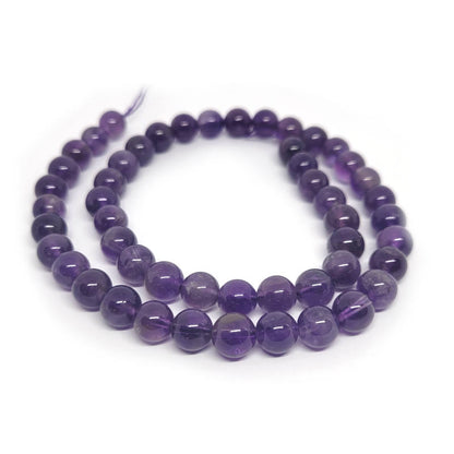 Amethyst 8mm Round Beads