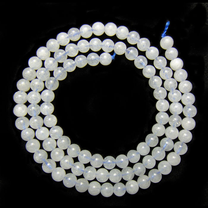 Aquamarine 4mm Round Beads