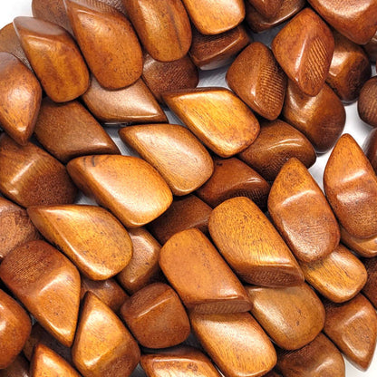 Bayong Large Nugget Wood Beads
