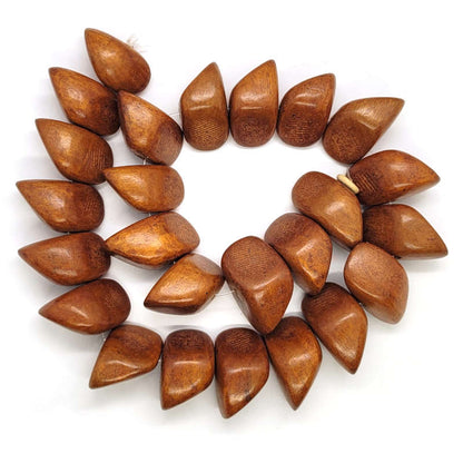 Bayong Large Nugget Wood Beads