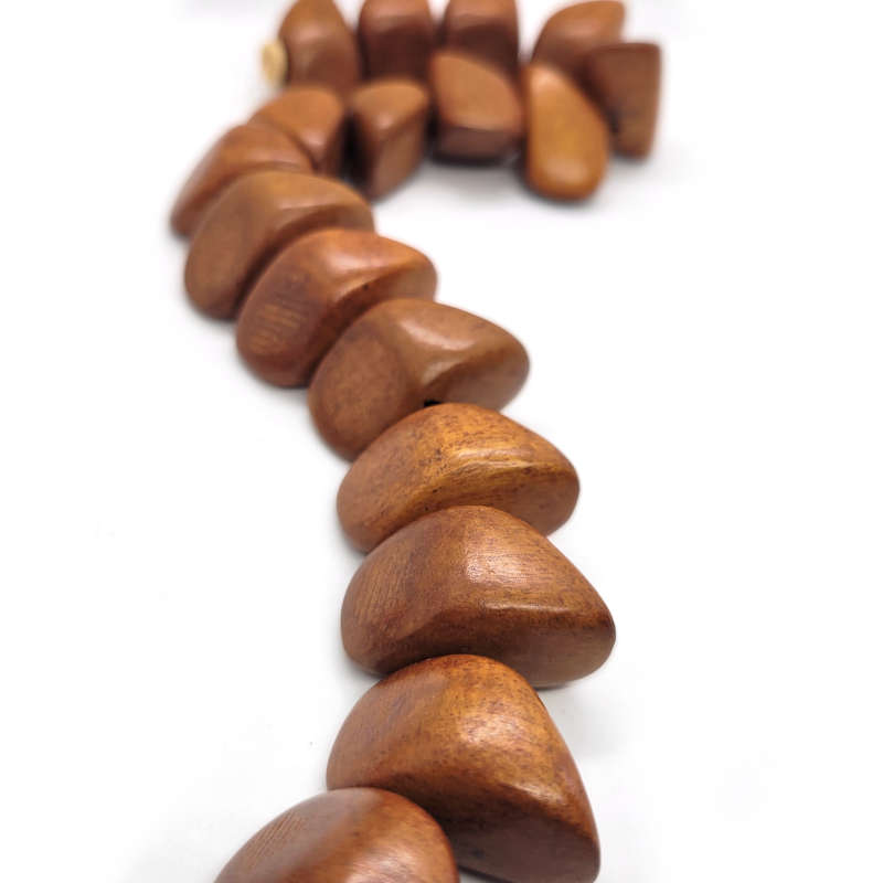 Bayong Large Nugget Wood Beads