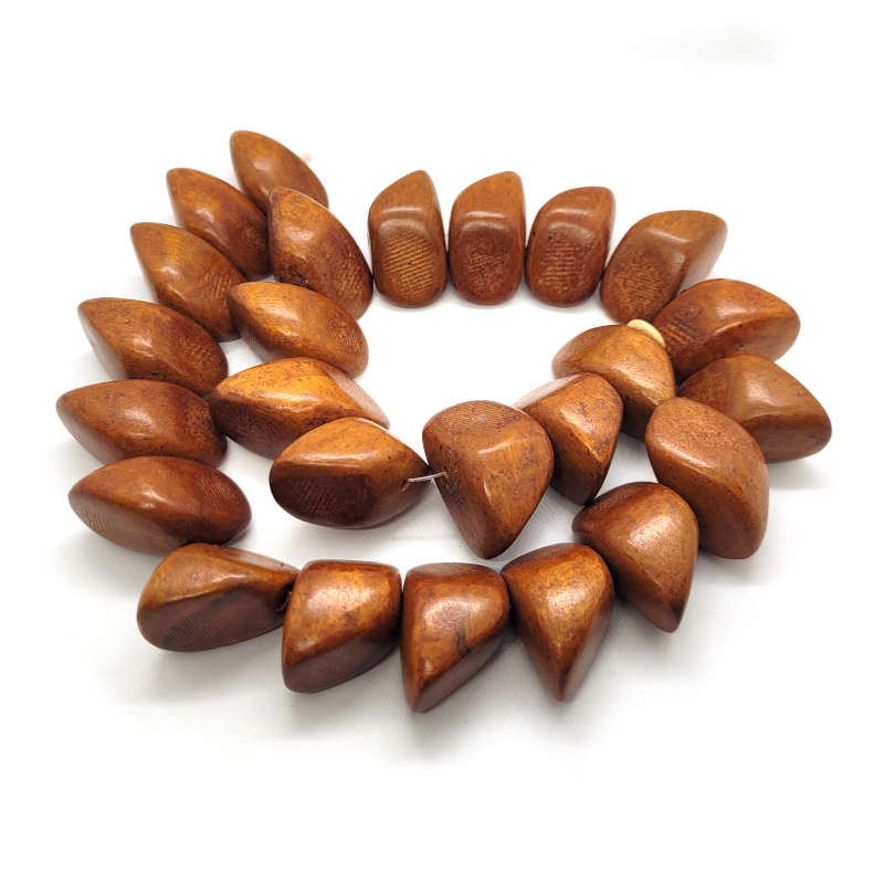 Bayong Large Nugget Wood Beads