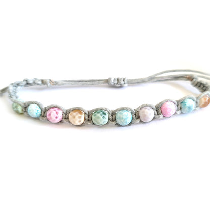 Light Grey Waxed Cotton Cord 1mm 90M Roll