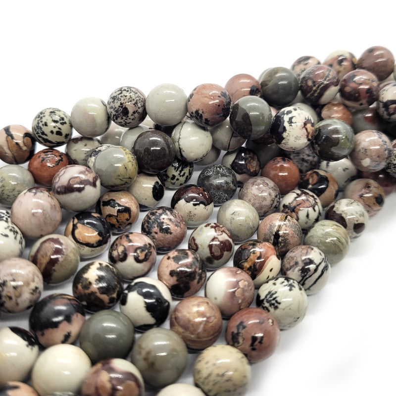 Coffee Bean Jasper 10mm Round Beads