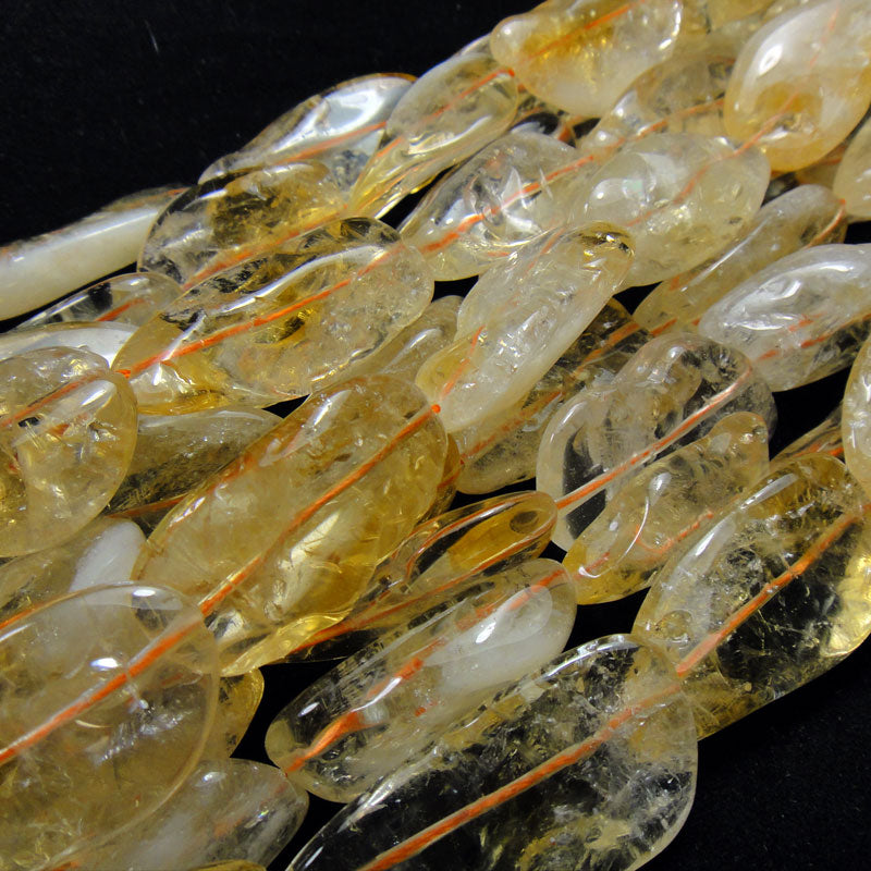 Citrine Large Nugget Beads