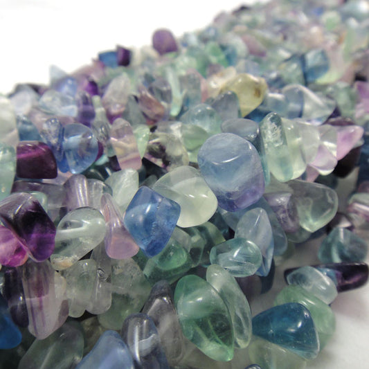 Fluorite Large Chip Beads