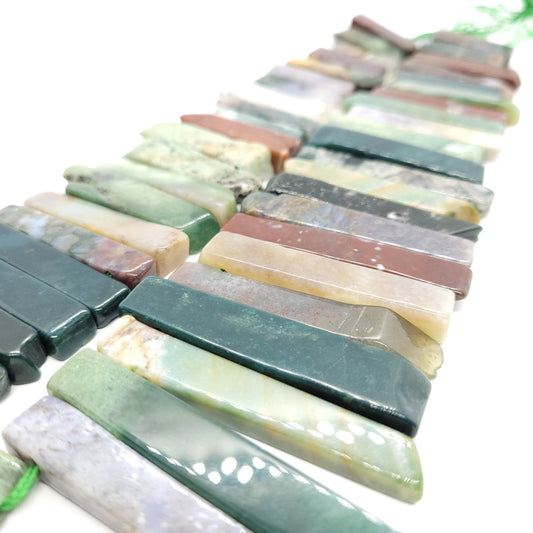 Fancy Jasper Rectangle Beads