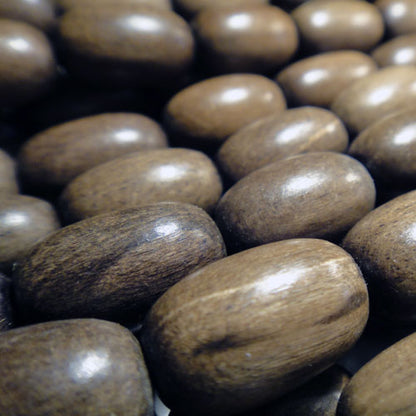 Greywood Oval Wood Beads