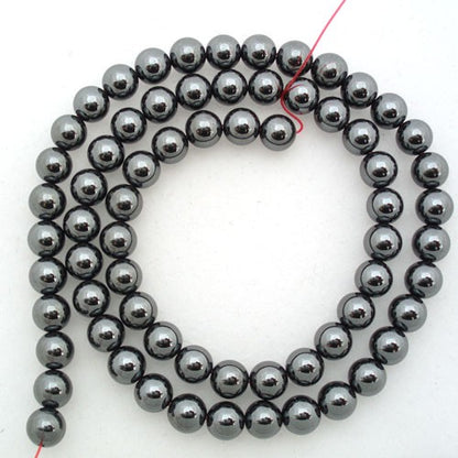 Hematite 6mm Round Beads