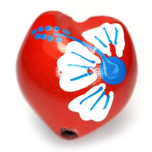 Kukui Nut Red With Flower (Pack 4)
