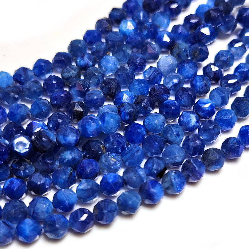 Blue Kyanite Diamond Cut Rounds