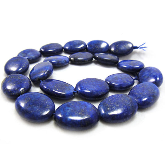 Lapis Lazuli 15x20mm Puffy Oval Beads