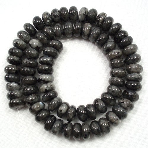 Larvikite 5x8mm Rondelle Beads