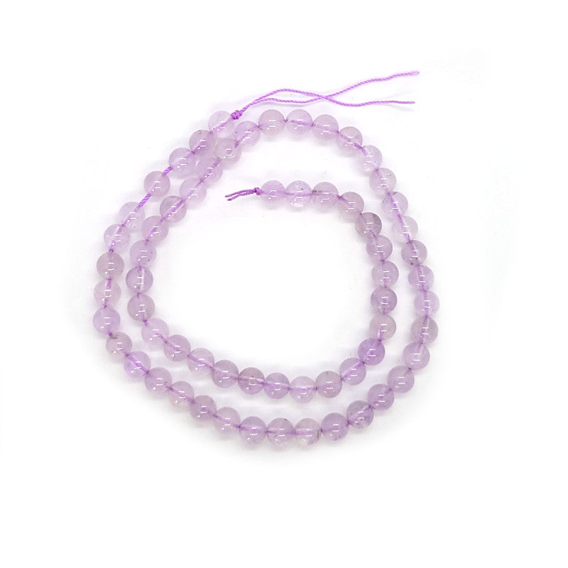 Light Amethyst 6mm Beads (Batch 1121)