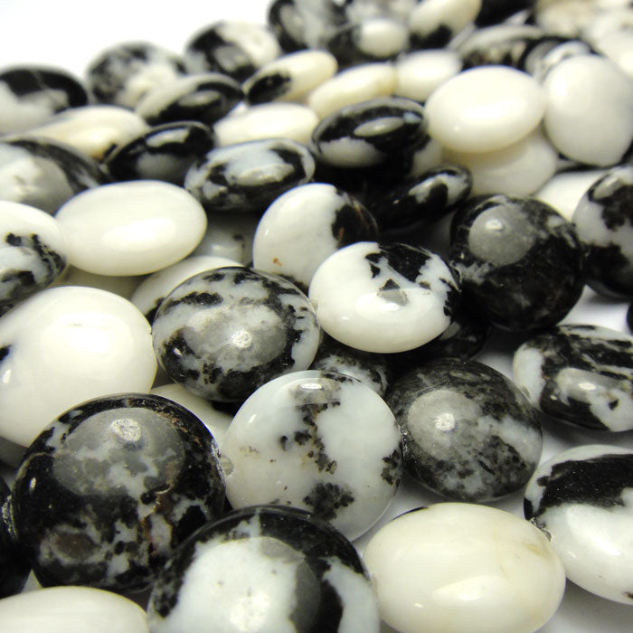 Mexican Jasper 12mm Coin Beads