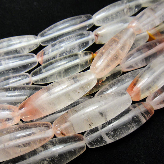 Mixed Colour Cherry Quartz Large Rice Beads
