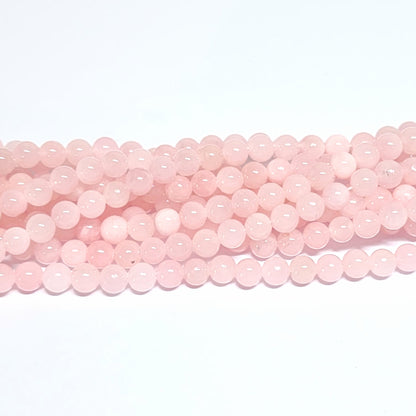 Malay Jade Pink 4mm Round Beads