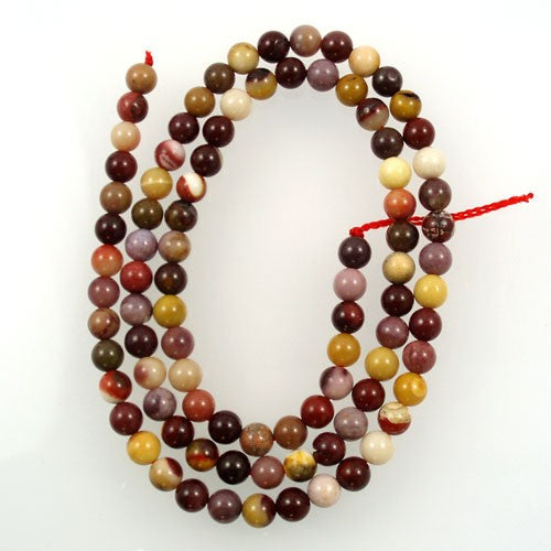 Mookaite 4mm Round Beads