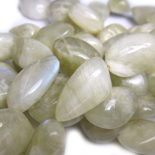 Moonstone 12x16mm Polished Nugget Beads