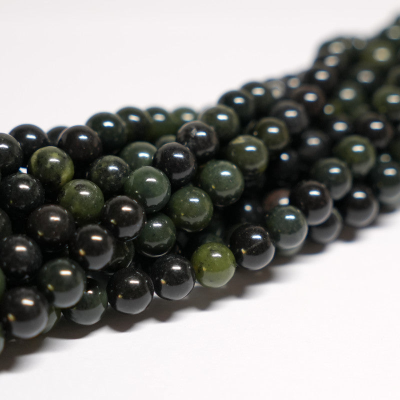Nephrite Jade 6mm Round Beads