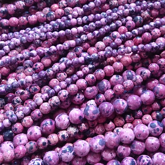 Sugilite Jasper 10mm Round Beads