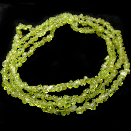 Peridot 3x5mm Chip Beads