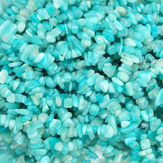 Peru Amazonite Chip Beads