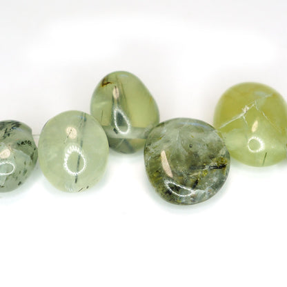 Prehnite Drop Style Chip Beads