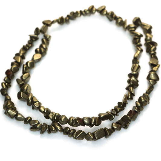 Pyrite Smooth Chip Beads