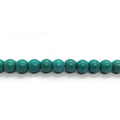 Reconstituted Tibetan Turquoise 6mm Round Beads