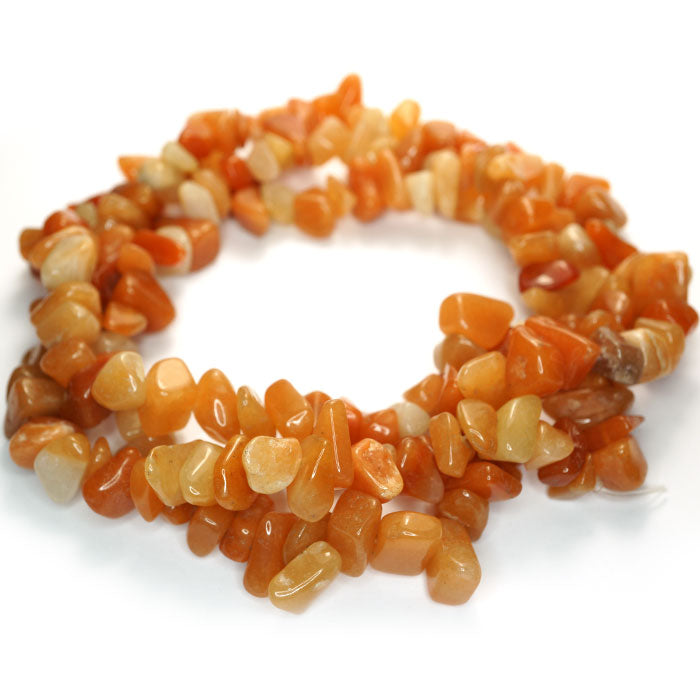 Red Aventurine Large Chip Beads