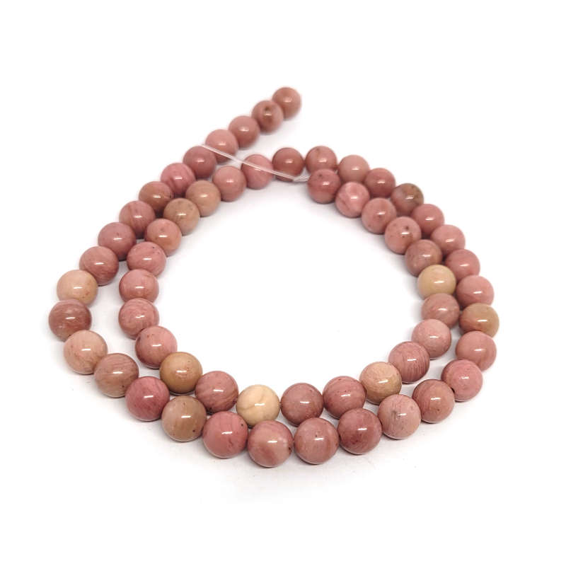 Rhodonite 6mm Round Beads