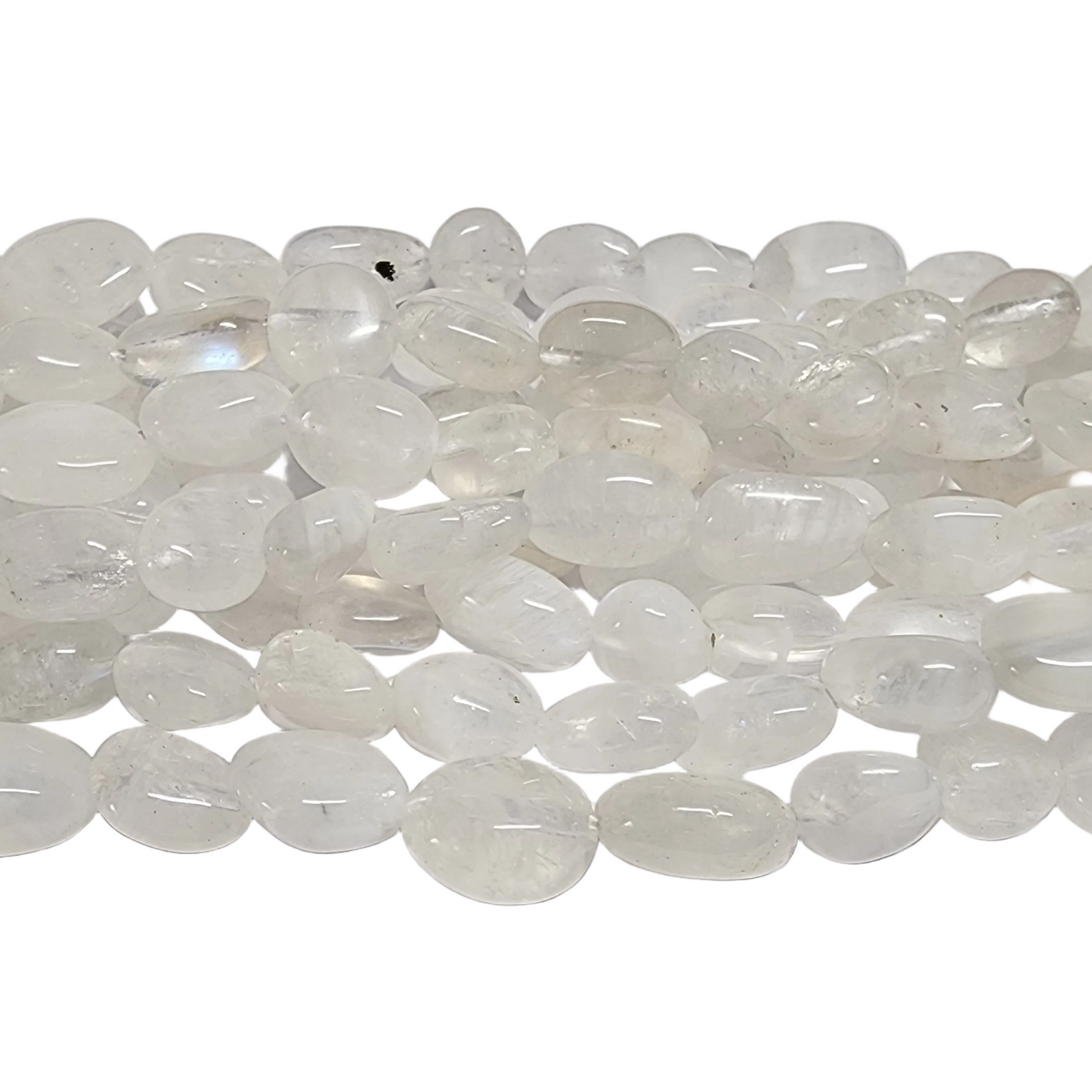 Moonstone 6x8mm Nugget Beads