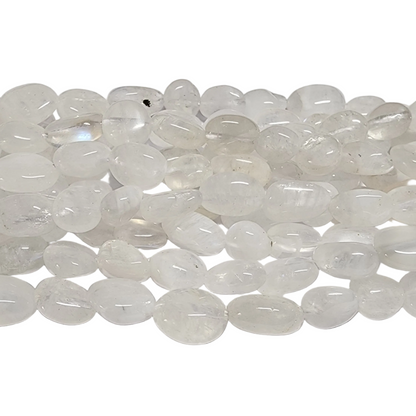 Moonstone 6x8mm Nugget Beads