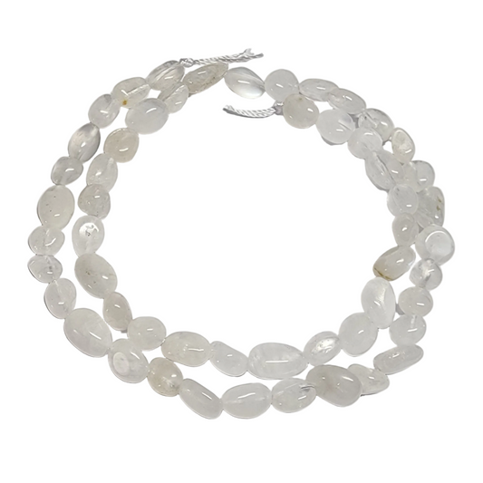 Moonstone 6x8mm Nugget Beads
